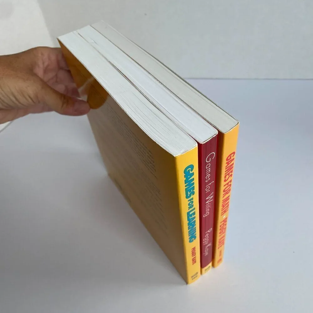 Kids‎ Book - Bundle of 3 Peggy Kaye - Games for Learning, Math, Writing